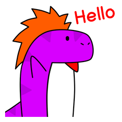 [LINEスタンプ] Baby Raptor