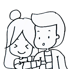 [LINEスタンプ] UHU and DD