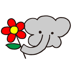 [LINEスタンプ] ゾウさんのスタンプ