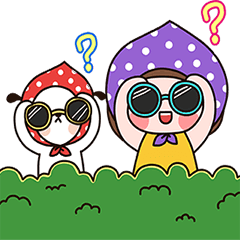 [LINEスタンプ] lala and coco