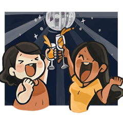 [LINEスタンプ] Double Trouble Sweetie and Chadcha