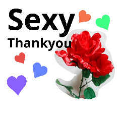 [LINEスタンプ] ♡5色の薔薇♡