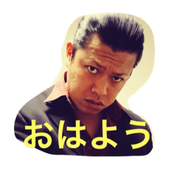 [LINEスタンプ] 悪役俳優 平尾 光