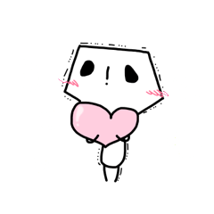 [LINEスタンプ] 多角形さん
