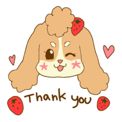 [LINEスタンプ] ベリーは毎日ケセラセラ。