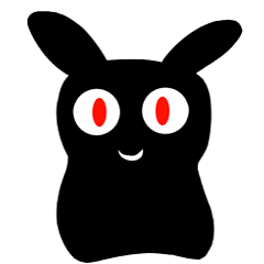 [LINEスタンプ] RANJUAN BlackRabbit