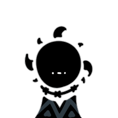 [LINEスタンプ] Black the blackhole