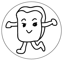 [LINEスタンプ] Thick toast