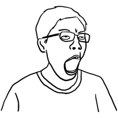 [LINEスタンプ] HUNG