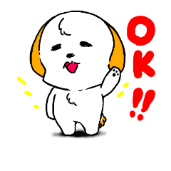 [LINEスタンプ] ちょこチョコわんこ。