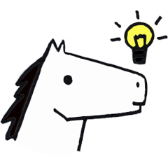 [LINEスタンプ] My horse
