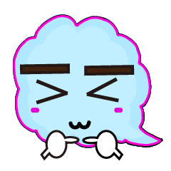 [LINEスタンプ] Just A Cut Cloud