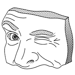 [LINEスタンプ] 石膏像練習