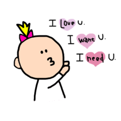 [LINEスタンプ] おちびちゃん's