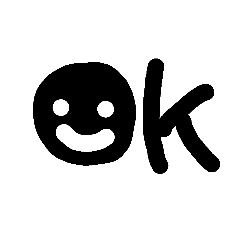 [LINEスタンプ] 黒い人だよ