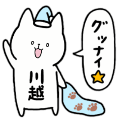 [LINEスタンプ] 全国の【川越】さんのためのスタンプ