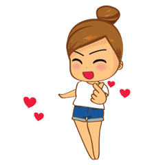 [LINEスタンプ] Picky Gal