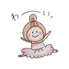 [LINEスタンプ] おやゆびクララちゃんの日常