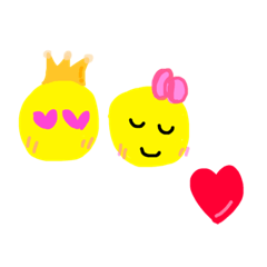 [LINEスタンプ] 王冠坊や