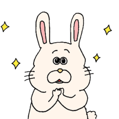 [LINEスタンプ] うさぎどんのラッキースタンプ