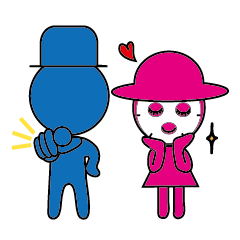 [LINEスタンプ] Toilet lady ＆ gentleman's daily life V
