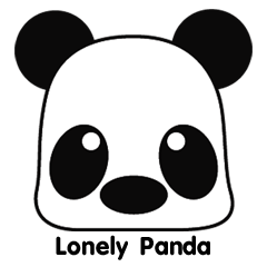 [LINEスタンプ] Lonely Panda 01