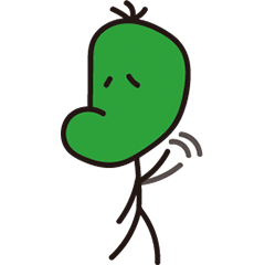 [LINEスタンプ] 垂れ目の枝豆