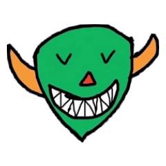 [LINEスタンプ] Red nose man and Cc