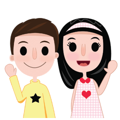 [LINEスタンプ] I-tim ＆ Bingsoo