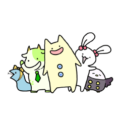 [LINEスタンプ] ぼくたち にこにこ ふれんどず