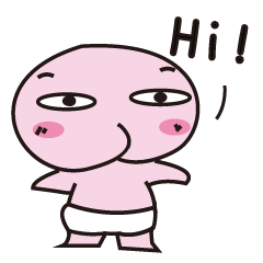 [LINEスタンプ] Little P kid