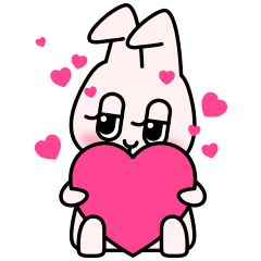 [LINEスタンプ] Tired Rabbit's Days