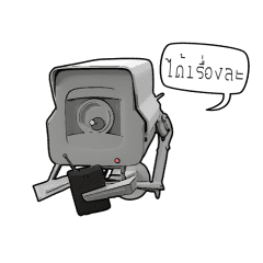 [LINEスタンプ] Snooper Camera (Thai Version)