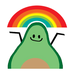 [LINEスタンプ] Yimyam Avocado
