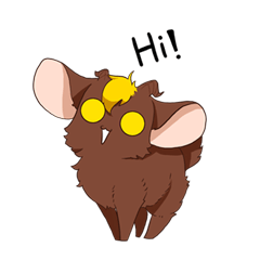 [LINEスタンプ] Little voning and friends