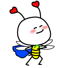 [LINEスタンプ] Bee Friends 1-daily life
