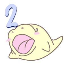 [LINEスタンプ] 我が家のジュゴン、セレナちゃん2