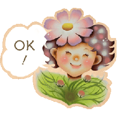 [LINEスタンプ] Chatty flowers sticker