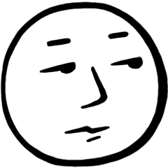[LINEスタンプ] 顔の丸子君