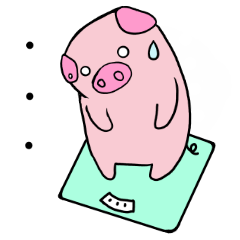 [LINEスタンプ] Pig's life 2-Piggy's life