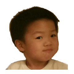 [LINEスタンプ] Kid's Faces Ari and Win