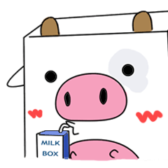 [LINEスタンプ] Milk Box V.1