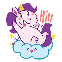 [LINEスタンプ] Linno the Lebay Unicorn
