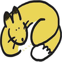 [LINEスタンプ] normal fox