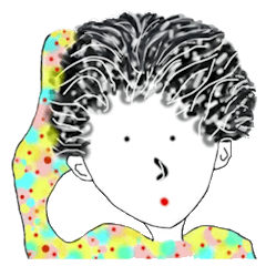 [LINEスタンプ] Inclined at 15 boy