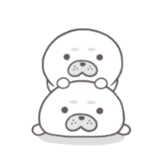 [LINEスタンプ] ほのぼのあざらし