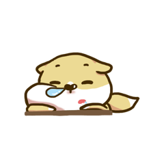 [LINEスタンプ] Confused Fox