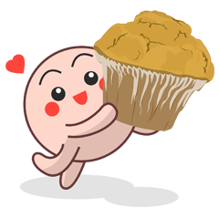 [LINEスタンプ] Shape Friends O's sweet dessert menu