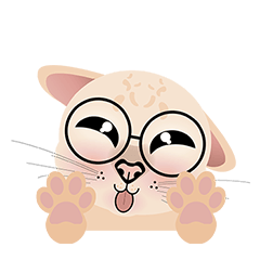 [LINEスタンプ] Meaw mo mo