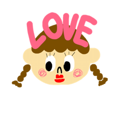 [LINEスタンプ] 笑顔ちゃん②